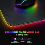Muismat Nieuw 90x40❗ Mouse Pad Led XXL Gaming 👀🤗🎁👍, Computers en Software, Ophalen of Verzenden, Ergonomisch, Nieuw, Dorriso