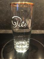piedboeuf extra pils glas 25 cl geëmailleerd, Verzamelen, Ophalen, Gebruikt, Glas of Glazen, Overige merken