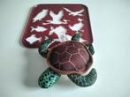 Peluche tortue marine NATIONAL GEOGRAPHIC + pochoir animaux, Enlèvement ou Envoi, Comme neuf