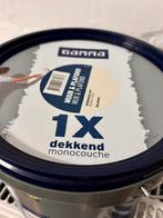 Peinture Gamma 2,5 L 1x mur et plafond, RAL 9010 mat, Neuf, Moins de 5 litres, Enlèvement, Peinture