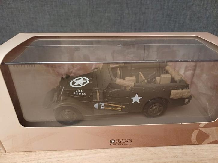 M3 Scout Car Militair voertuig, Hobby en Vrije tijd, Modelauto's | 1:43, Nieuw, Bus of Vrachtwagen, Overige merken, Ophalen of Verzenden