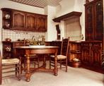 Massieve landelijke keuken in eik ( excl. tafel/stoel), Huis en Inrichting, Ophalen, Hout
