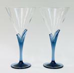 2 sets van elk 4 kristallen glazen Luigi Bormioli, Verzamelen, Glas en Drinkglazen, Ophalen, Zo goed als nieuw, Overige typen