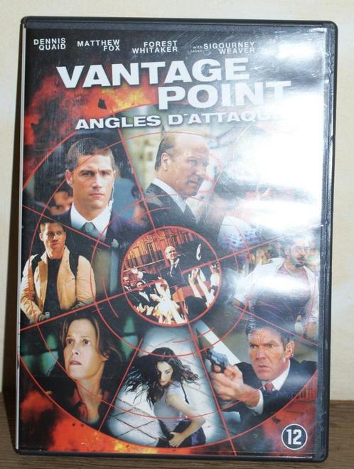 DVD Vantage Point met Dennis Quaid, Matthew Fox, F. Whitaker, Cd's en Dvd's, Dvd's | Thrillers en Misdaad, Zo goed als nieuw, Actiethriller