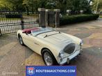Austin-healey 100/4 BN2 Cabriolet 1955 | Route 66 Auctions, Wit, Leder, Bedrijf, Handgeschakeld