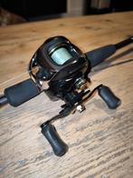 Hengel + baitcaster combo, Watersport en Boten, Ophalen, Zo goed als nieuw, Complete set