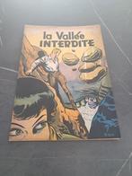 La vallée interdite 6 (1954) blauwe sperwer, Eén stripboek, Ophalen of Verzenden, Zo goed als nieuw