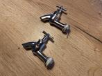 2 kraantjes voor wasbak, Doe-het-zelf en Bouw, Ophalen of Verzenden, Zo goed als nieuw, Koper, Kraan
