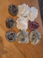 9 roses en tissu pour sapin, Ophalen of Verzenden, Zo goed als nieuw
