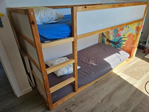 Lit reversible KURA + tente bleu, Huis en Inrichting, Slaapkamer | Stapelbedden en Hoogslapers, Zo goed als nieuw, Overige typen