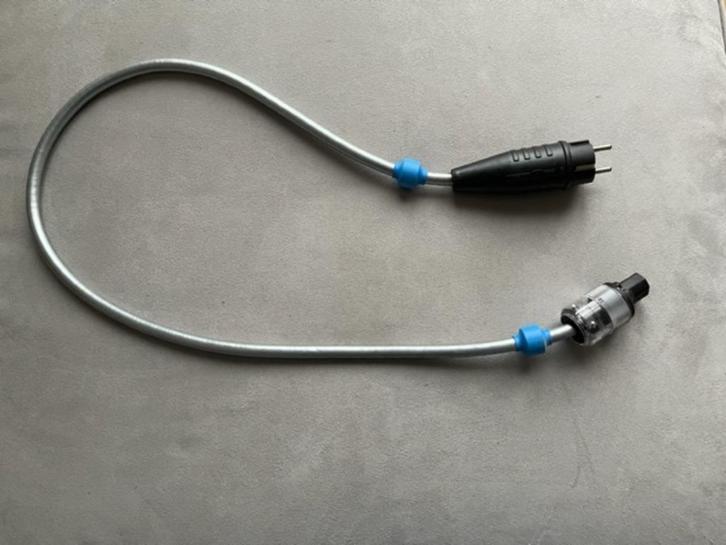 Clearer Audio Silver-line Power Cable 0.5m Schuko, Audio, Tv en Foto, Audiokabels en Televisiekabels, Zo goed als nieuw, Overige kabels