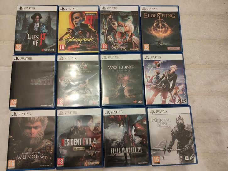 Verschillende PlayStation 5-games, Games en Spelcomputers, Spelcomputers | Sony PlayStation 5, Zo goed als nieuw, Playstation 5