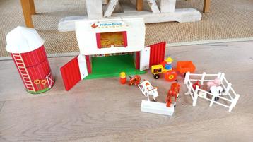 Ferme Fisher Price 1967 avec accessoires, Enlèvement ou Envoi, Comme neuf, Set de jeu, Sonore