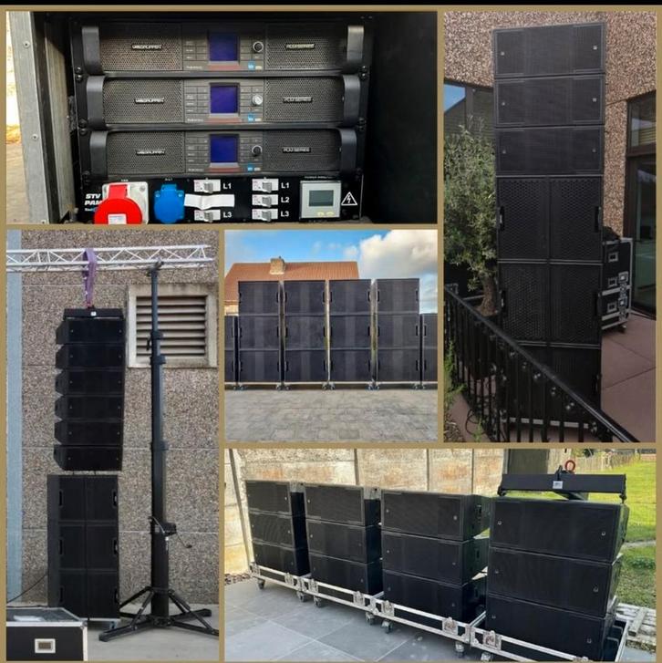🔨 TURBOSOUND FLEX ARRAY SYSTEM (PLUG-AND-PLAY) - VEILING, Audio, Tv en Foto, Luidsprekerboxen, Gebruikt, 120 watt of meer, Overige merken