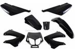 Kappenset zwart 8-delig Derbi Senda SM/Xtreme/X-Race 50, Ophalen of Verzenden, Nieuw, Kap, Derbi