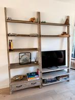 2 massief houten wandkasten Maisons du Monde, Ophalen, Gebruikt