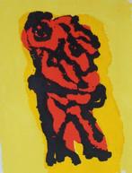 KAREL APPEL / ROUGE JAUNE / ZEEFDRUK / 89x70cm / SIG / 1978, Ophalen of Verzenden