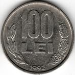 Roemenië: 100 Lei 1992 Voorzijde A,Rechte 9 KM#111 Ref 15113, Postzegels en Munten, Ophalen of Verzenden, Overige landen, Losse munt