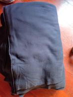 Zwarte fleece stof, Hobby en Vrije tijd, Stoffen en Lappen, Ophalen of Verzenden, Nieuw
