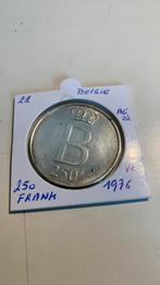België 250 frank 1976 vl zilver, Postzegels en Munten, Munten | België, Ophalen of Verzenden, Zilver