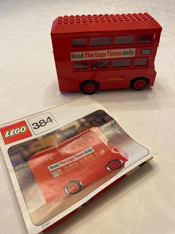 Lego 394 dubbeldekker uit 1973 beschikbaar voor biedingen
