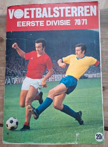 Vanderhout genre panini album complet football belge 1971