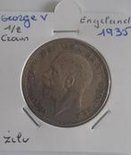 Engeland George V half crown 1935 zilver, Verzenden