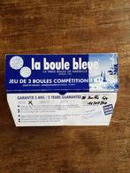 Jeux 3 boules inox LA BOULE BLEUE, 700gr, Gebruikt, Ophalen of Verzenden