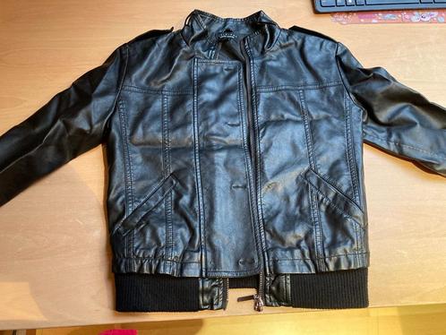 Lederen jas maat 152, Kinderen en Baby's, Kinderkleding | Maat 152, Gebruikt, Jongen of Meisje, Jas, Ophalen of Verzenden