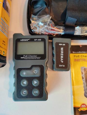 POE, netwerk kabel tester beschikbaar voor biedingen