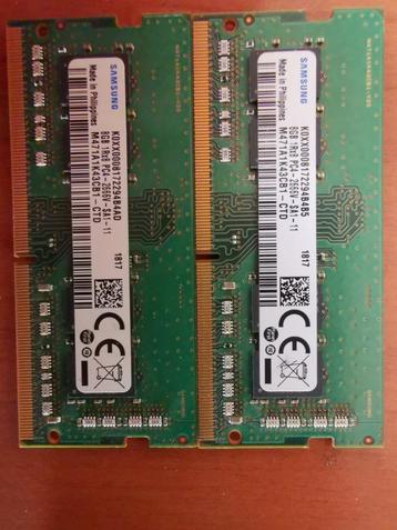 Samsung ddr4 16GB (2x8GB)2666MHZ  x 2 Kits beschikbaar voor biedingen