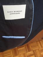 Donkerblauw herenkostuum. Eenmaal gedragen., Kleding | Heren, Kostuums en vesten, Ophalen, Zo goed als nieuw, Maat 52/54 (L), Blauw