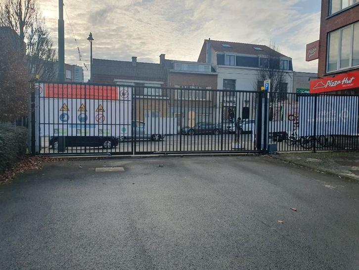 Portail industriel coulissant sur rail (ouverture 8m), Tuin en Terras, Tuinpoorten, Gebruikt, Schuifpoort, 200 cm of meer, 200 cm of meer