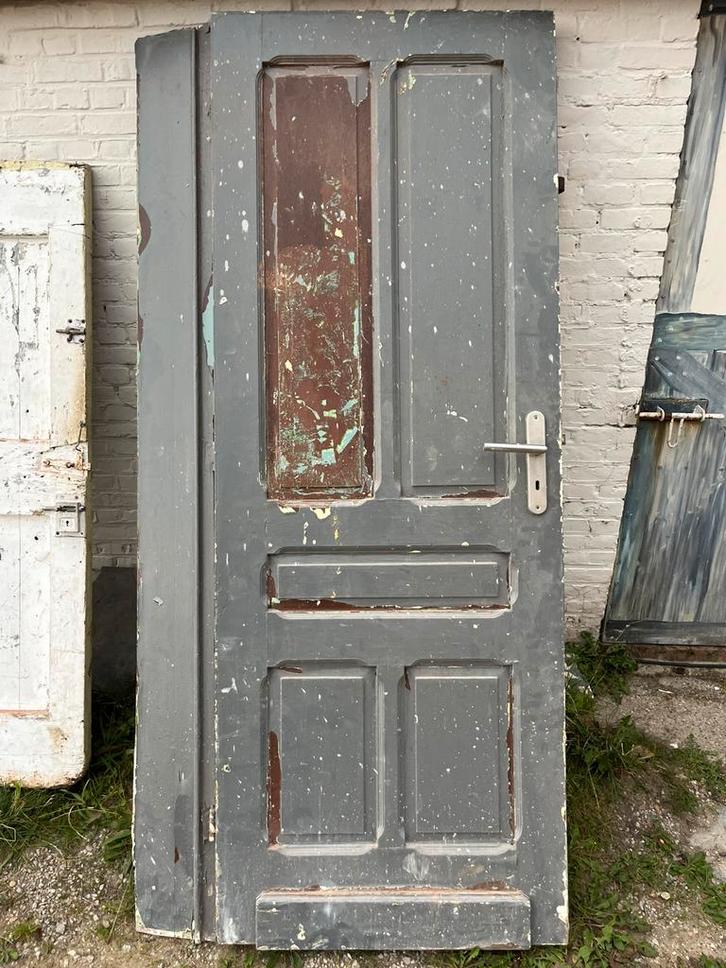 Vintage binnendeur (79 cm * 212 cm), Doe-het-zelf en Bouw, Deuren en Vliegenramen, Binnendeur, Ophalen