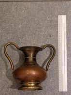 Vase en cuivre martelé de dinanderie. Poiçon Maudoux, Ophalen of Verzenden, Koper