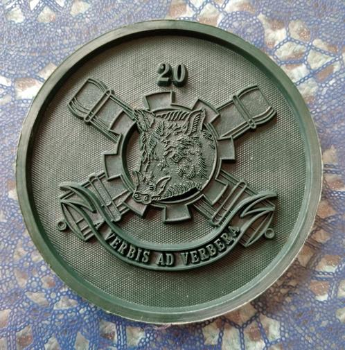 20A Crest-plaat, Verzamelen, Militaria | Algemeen, Landmacht, Embleem of Badge, Ophalen of Verzenden