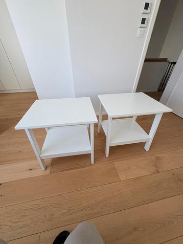 Bijzettafel - nachttafel - wit (2x) beschikbaar voor biedingen