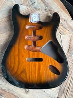Stratocaster body” Amber to Clear burst” Roasted Ash, Verzenden