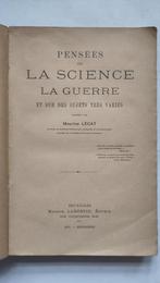 Pensées sur la science la guerre et sur des sujets très vari, Gelezen, Maurice Lecat, Ophalen of Verzenden, Geesteswetenschap