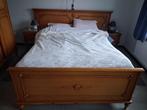 Volledige eiken slaapkamer. 65 jaar oud. Zeer goede staat, Ophalen, Gebruikt, Tweepersoons, Jaren 60 vorige eeuw.
