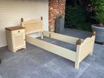 Bed,nachttafel en bureau in goede staat, Gratis, Huis en Inrichting, Ophalen, Gebruikt, Eenpersoons