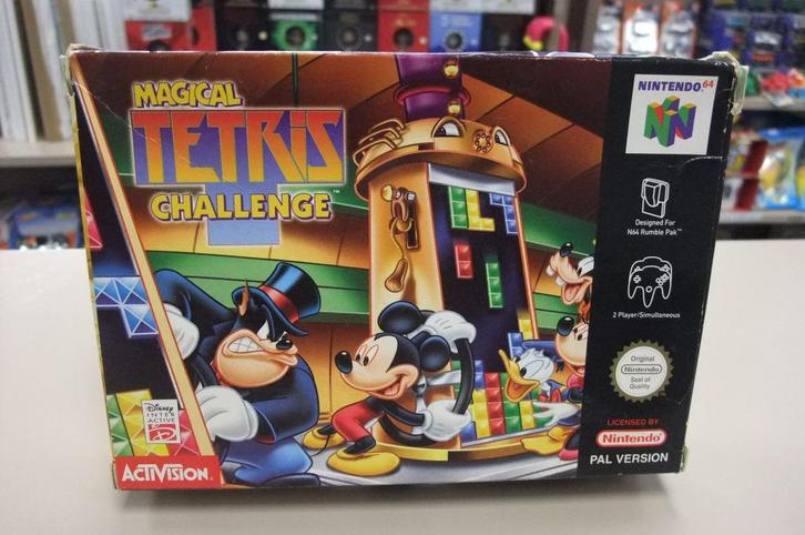 magical tetris challenge (cib) ukv n64, Games en Spelcomputers, Games | Nintendo 64, Gebruikt, Puzzel en Educatief, 2 spelers