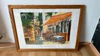 Houten lijst 76/46 Litho Paul Simmons, Antiek en Kunst, Ophalen