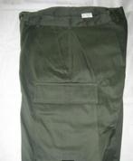 Originele katoenen broeken - kaki - Belgisch leger - ABL, Ophalen of Verzenden, Landmacht, Kleding of Schoenen