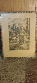 Gravure Alfred Menu, 25x32, n230, Antiquités & Art, Enlèvement