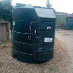 Mazouttank dubbelwandig  4950 liter met pomp, Ophalen, Zo goed als nieuw