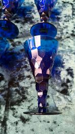 6 Engelse art deco kristallen glazen, Ophalen