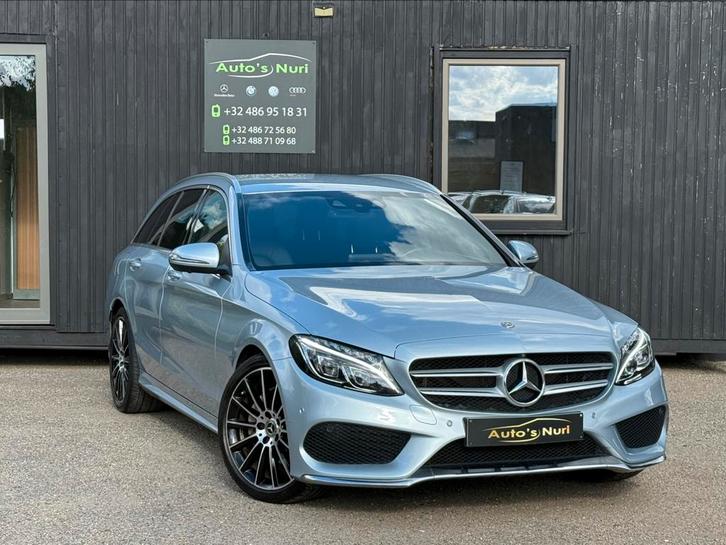 Mercedes-benz c200d amg 2018 automaat  xenon 12M GARANTIE, Auto's, Mercedes-Benz, Bedrijf, Te koop, C-Klasse, 360° camera, Aangepast voor mindervaliden