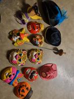 Carnavalsmaskers en hoeden: pakket 14 stuks, Enlèvement ou Envoi