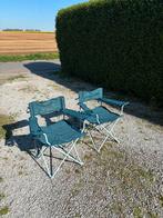 Lot de 2 chaises de camping avev porte gobelet., Ophalen, Zo goed als nieuw